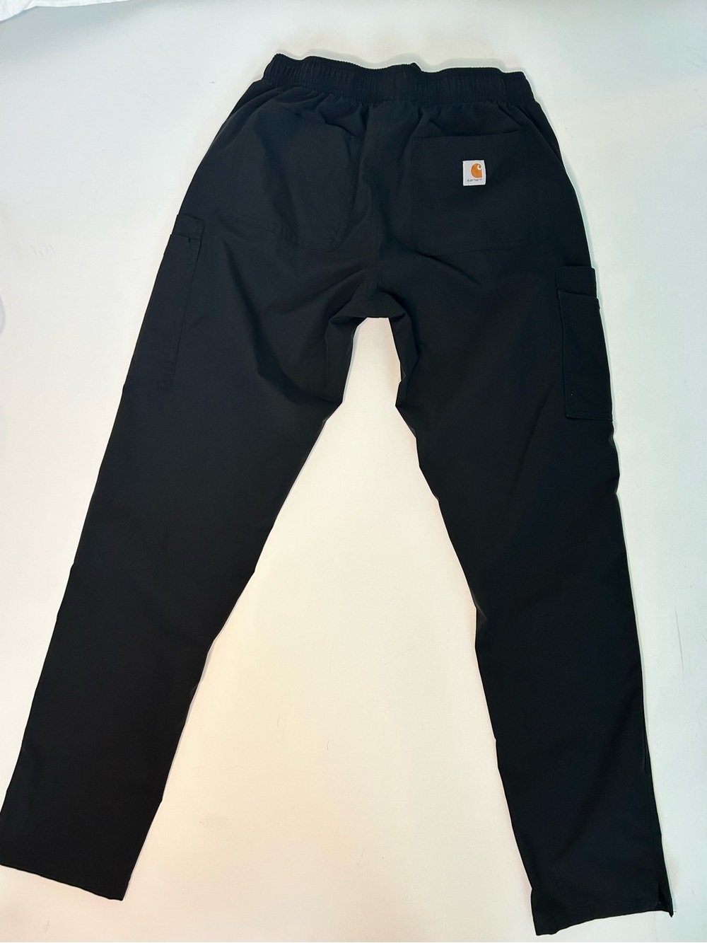 Carhartt Black Cargo Scrub Pants Force Utility Work Small Women’s - Picture 4 of 5